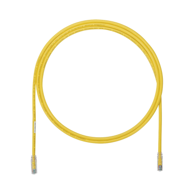 Cable de Parcheo UTP, Cat6A, 24 AWG, CM, Color Amarillo, 3.05 Metros (10 Pies)