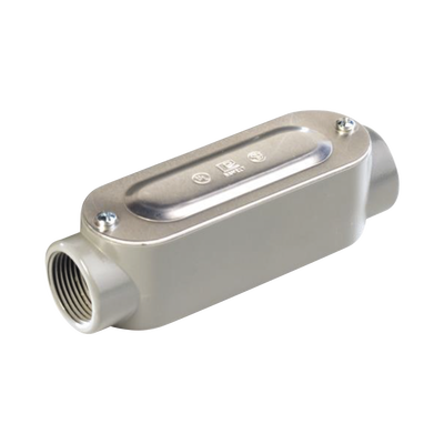 Caja oval roscada tipo C de 1 1/4 (31.8 mm) Incluye tapa y tornillos.