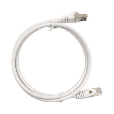 Patch Cord Cat6A 10G Blindado 3.0 Metros (9.84 Pies) Blanco