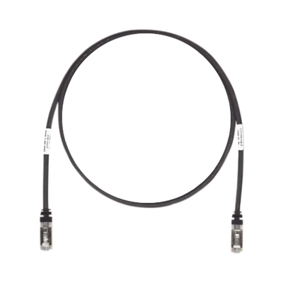 Patch Cord Cat6A, Blindado S/FTP, CM/LS0H, 10 Metros (32.81 Pies), Color Negro