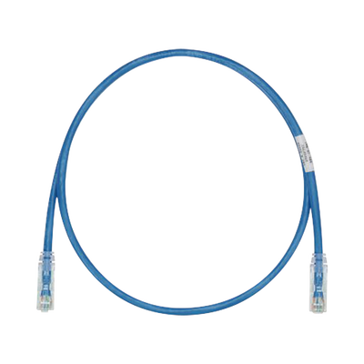 Cable de Parcheo TX6, UTP Cat6, 24 AWG, LSZH, Color Azul, 1 Metro (3.28 Pies)