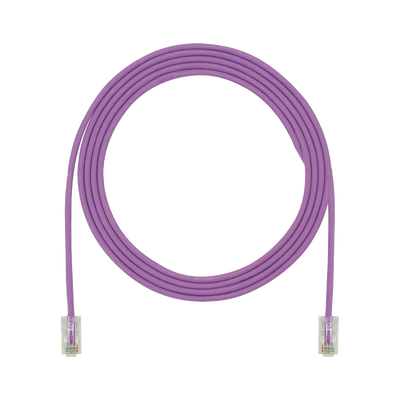 Cable de Parcheo UTP, Cat6A, 24 AWG, CM, Color Violeta, 4.57 Metros (15 Pies)