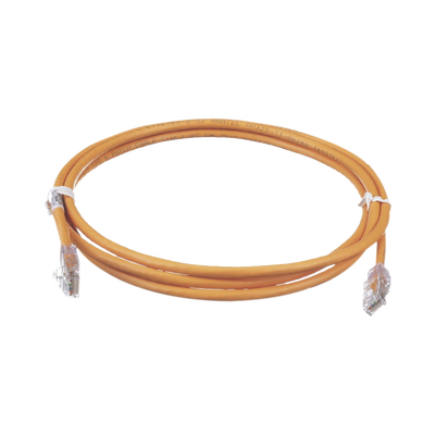 Cable de Parcheo TX6, UTP Cat6, 24 AWG, CM, Color Naranja, 1.52 Metros (5 Pies)