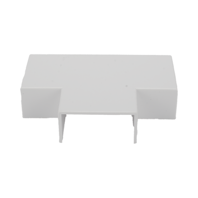 Sección en T color blanco de PVC auto extinguible, para canaletas TMK1735, TMK1735SD (5340-02001)
