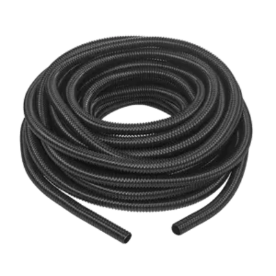 Manguera hermética flexible tipo PolyTuff no metálica, negra de 3/4, 100 pies. Uso comercial/industrial.