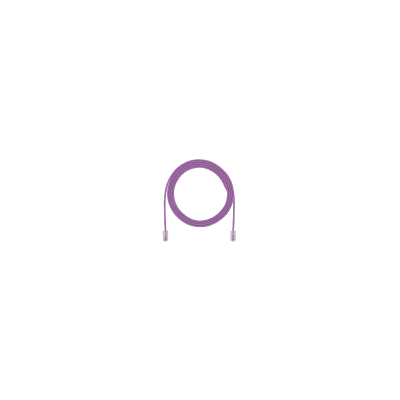 Cable de Parcheo TX6, UTP Cat6, Diámetro Reducido (28AWG), Color Violeta, 20.2 cm (8 Pulgadas)