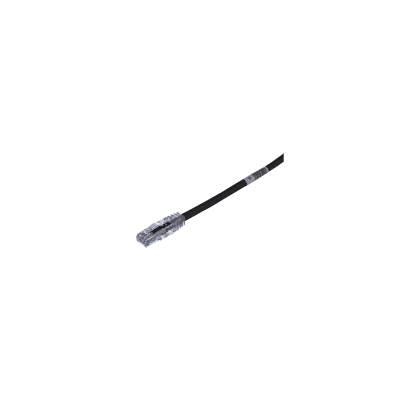 Cable de Parcheo TX6, UTP Cat6, 24 AWG, CM, Color Negro, 15.24 Metros (50 Pies)