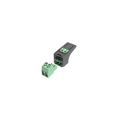 Módulo Conector Eléctrico para Cable Eléctrico FMPS, Compatible con 26-12 AWG, Tipo Mini-Com, Color Verde