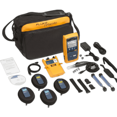 OTDR OptiFiber Pro / Certificación Fibra Óptica Tier 2 / 4 Longitudes de Onda 850-1300-1310-1550 nm / SmartLoop Bi-direccional / EventMap / Wi-Fi Integrado / Inspección Endfaces