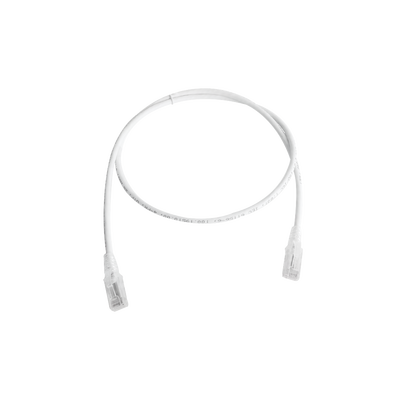 Patch Cord MC5 Modular Cat5e UTP, CM/LS0H, 2.13 Metros (7 Pies), Color Blanco, Versión Bulk (Sin Empaque Individual)