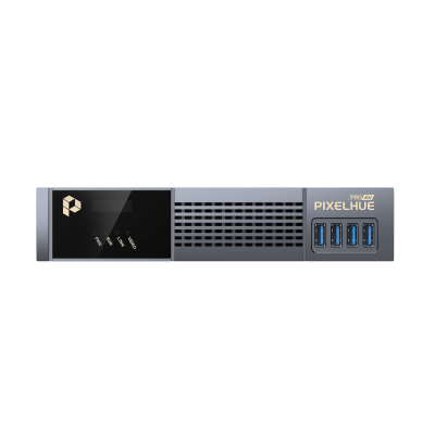 Procesador AVoIP Dual-Streaming / Encoding y Decoding Integrado / Algoritmo InstSight + H.264/H.265 / 1G Ethernet + Fibra Óptica SFP / KVM Multi-Plataforma / PoE+ / 8 Capas 1080p / Sincronización Nanosegundo
