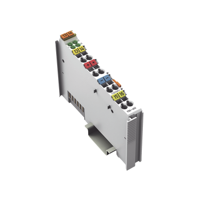 Módulo Entrada Digital WAGO / 4 Canales 24 V DC / Filtro 3 ms / Aislamiento 500 kV / CAGE CLAMP® / IP20 / Carril DIN