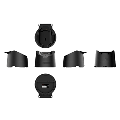 Soporte Giratorio SUNMI para V3 MIX/P3 MIX / Rotación 0°~180° / Entrada 24V 1.4A / Pogo Pin 6 PIN / USB Tipo-A / Ethernet / RJ12 / RS232 / Amplio Rango de Temperatura