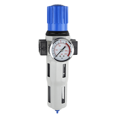Regulador de Filtro Neumático / Puerto G1/2´´ / Presión Máxima Entrada 230 psi / Presión Máxima Salida 175 psi / Caudal Máximo 3500 l/min / Precisión Filtro 40 μm