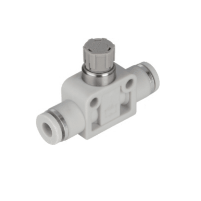 Controlador de Velocidad Neumático Push Lock / Tipo Bloqueo por Presión / Para Tubo O.D. 6mm / Aplicaciones de Automatización Industrial