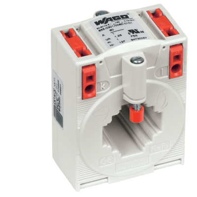 Transformador Enchufable de Intensidad / Primario 60 A / Secundario 1 A / Potencia 1.25 VA / Clase de Precisión 1 / CAGE CLAMP® / Redes 690 V / 1.2 kV