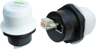 Punto de Acceso Inalámbrico Industrial / WLAN IEEE 802.11 a/b/g/n/d/r / Bluetooth 2.1 + Bluetooth Low Energy 4.0 / IP67 Exterior / Montaje Pasamuros M50 / Gateway Ethernet Inalámbrico / -40°C a +65°C