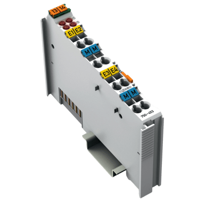 Módulo de Entrada Analógica / 4 Canales 0-20 mA / Single-Ended / 12 Bits / Aislamiento Galvánico 500 kV / IP20 / Carril DIN