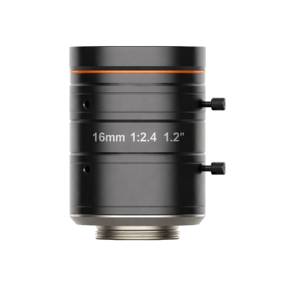 Lente FA para Machine Vision / 16 mm F2.4 / 25 Megapíxeles / Círculo de Imagen 1.2 / Montura C / Distorsión 0.07% / Compatible Infrarrojo Cercano