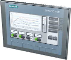 Panel HMI Basic / 7 TFT 65536 Colores / Touch/Teclado / PROFINET / Ethernet/IP / Modbus TCP/IP / WinCC TIA Portal / IP65 Frontal