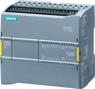 PLC Seguro SIMATIC S7-1200F / CPU 1214 FC DC/DC/DC / 14 DI 24V + 10 DO 24V + 2 AI 0-10V / 200 KB Memoria / PROFINET / SIL 3 PLe / Certificaciones Internacionales