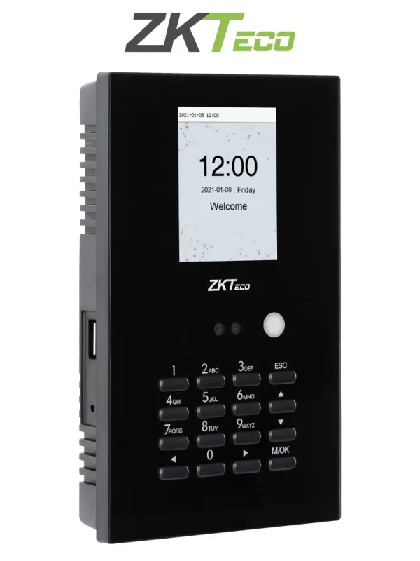 ZKTECO LFACE10 - Control de Asistencia Visible Light con Autenticación Facial (100 Rostros), Registro de 50,000 Eventos y Función SSR (Reporte en Hoja de Cálculo mediante USB)