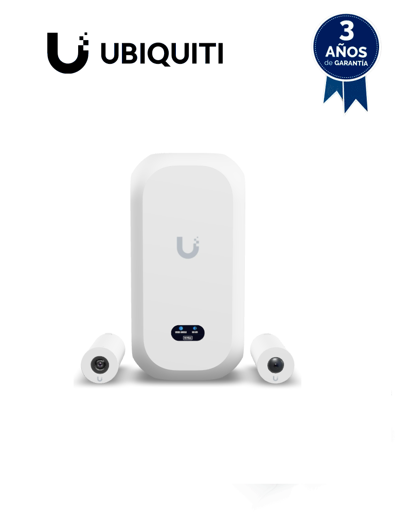 UBIQUITI UVC-AI-THETA - Camára IP Ultra compacta para interiores, Lente de 8 Megapixeles 4K y Lente de 6 Megapixeles 4K Panoramico 360º, Deteccion avanzada IA, 1 puerto de Video Theta, 1 puerto de Audio Theta, PoE