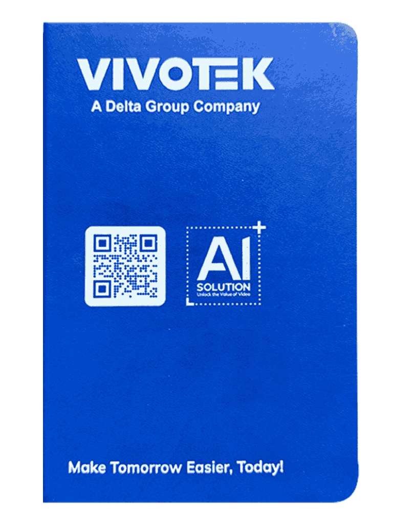 VIVOTEK - MATERIAL POP - Libreta color azul