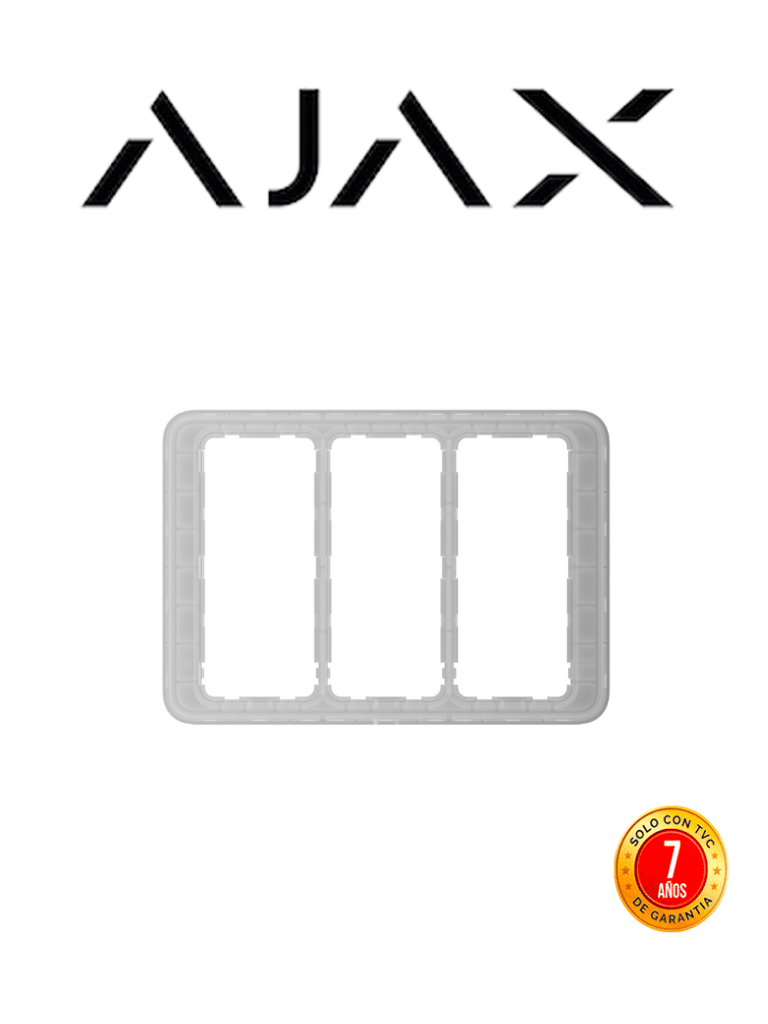 AJAX Frame (3 seats) - Marco para instalación de LightSwitch de 3 espacios.