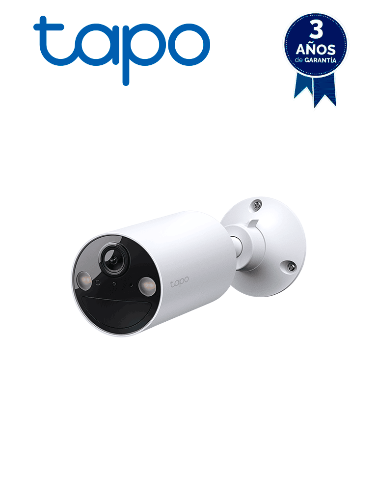 TP-LINK TAPO C410 Cámara de Seguridad Inteligente Exterior 3MP-2K, Soporta Micro SD 512GB, Visión nocturna color, Identifica personas, IP65. Soporta Tapo Care (Nube) Bateria con funcionamiento de 180 días. (Compatible Celda TPL0150028/TAPO A201)