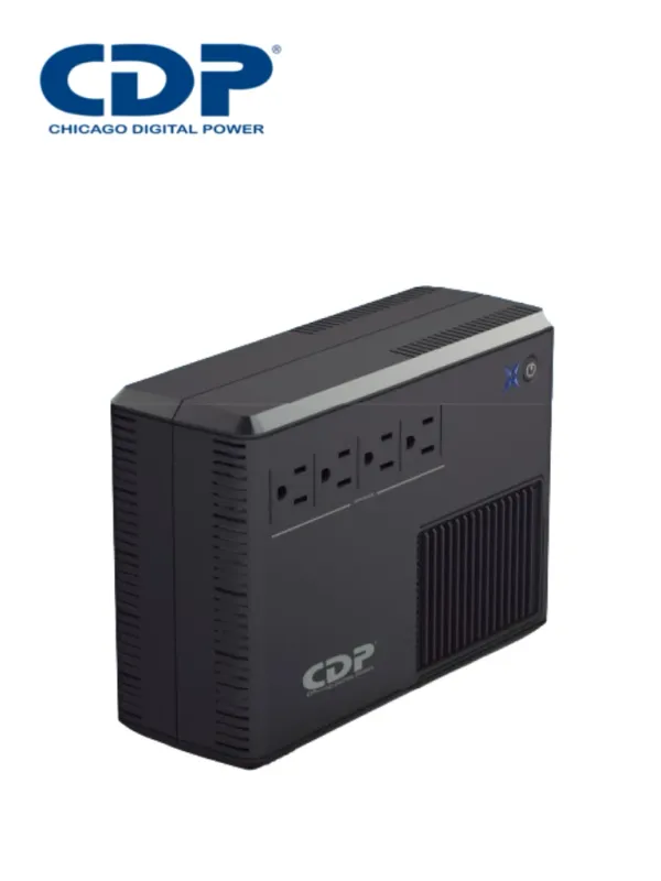 CDP R-UPR604 UPS interactivo CDP de 600VA/300Watts con 4 terminales de salida Nema 5-15R con respaldo/AVR y supresión de pico