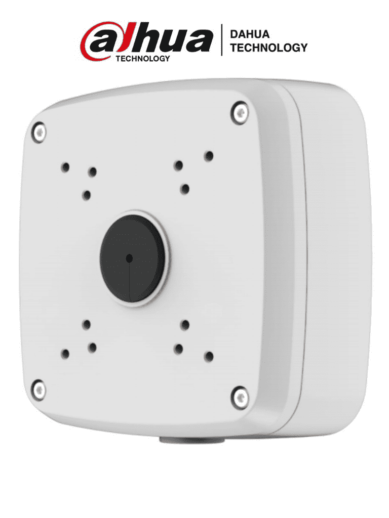 DAHUA DH-PFA121-V2 - Caja de conexiones para exterior / IP66 / Diseño estético y profesional / Aluminio/ Compatible con cámaras profesionales: HFW5XXXE-Z/ IPC-HFW3XXXE-Z/