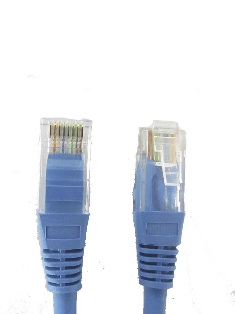 SAXXON P62UA - Cable patch cord UTP 2 metros / CAT 6 / Color azul