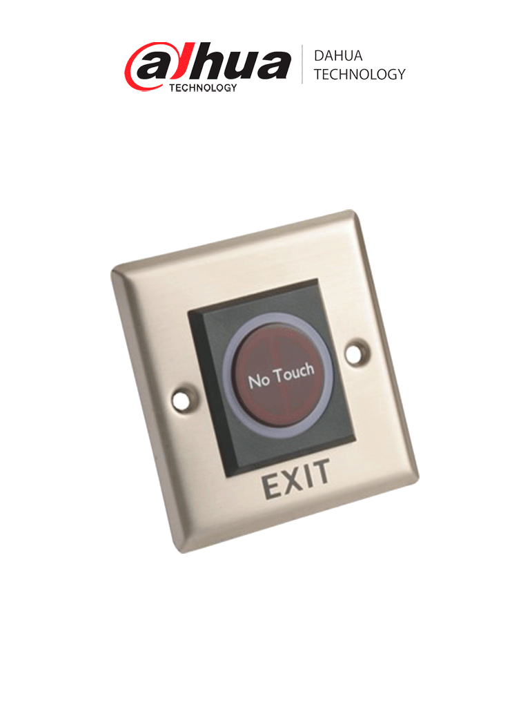 DAHUA ASF908- Botón Liberador Sin Contacto para Control de Acceso en Acero Inoxidable 12v cc