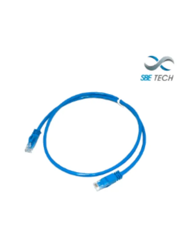 SBE TECH SBE-PCC62.0M-BL28 - Patch Cord cat. 6 diámetro reducido 28 AWG con bota inyectada / color azul / 2 metros