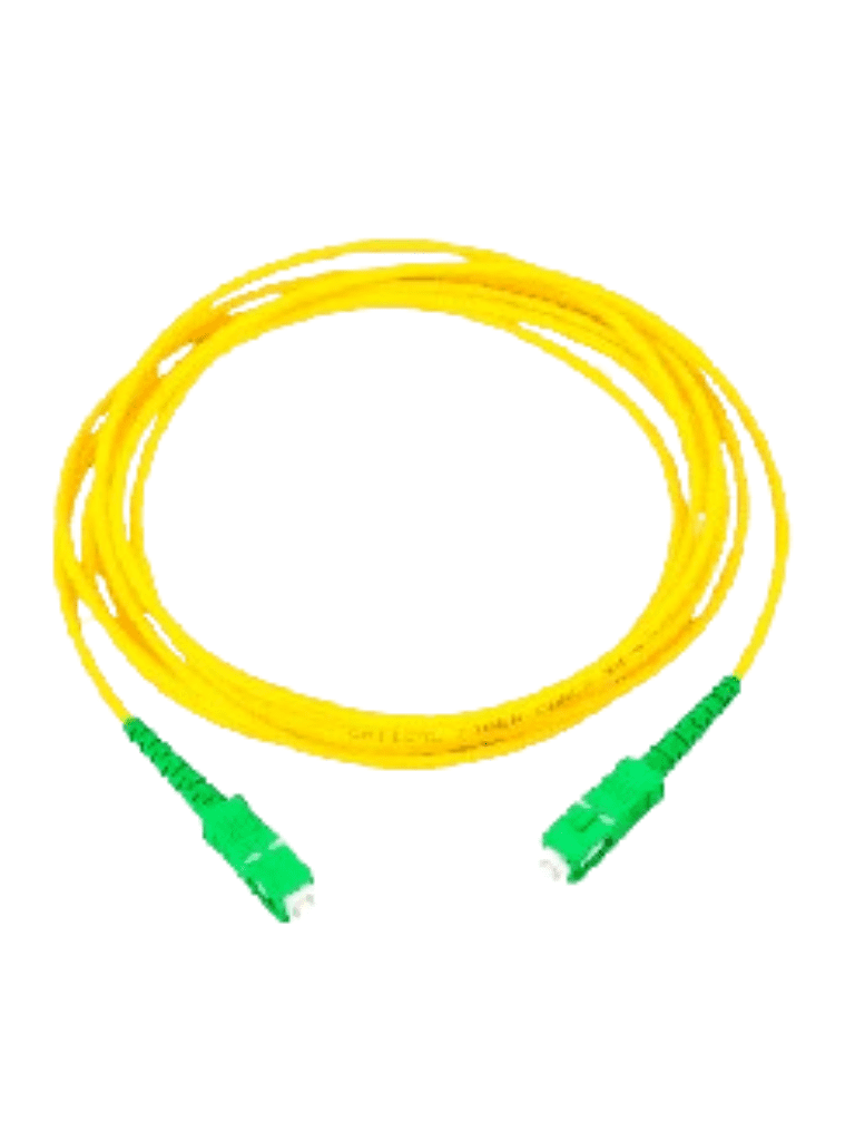 TCE  - LMN-FO-SCA-SCA-02 - Jumper SC-SC Monomodo / APC / Simplex 2 mm / 2 metros / Amarillo