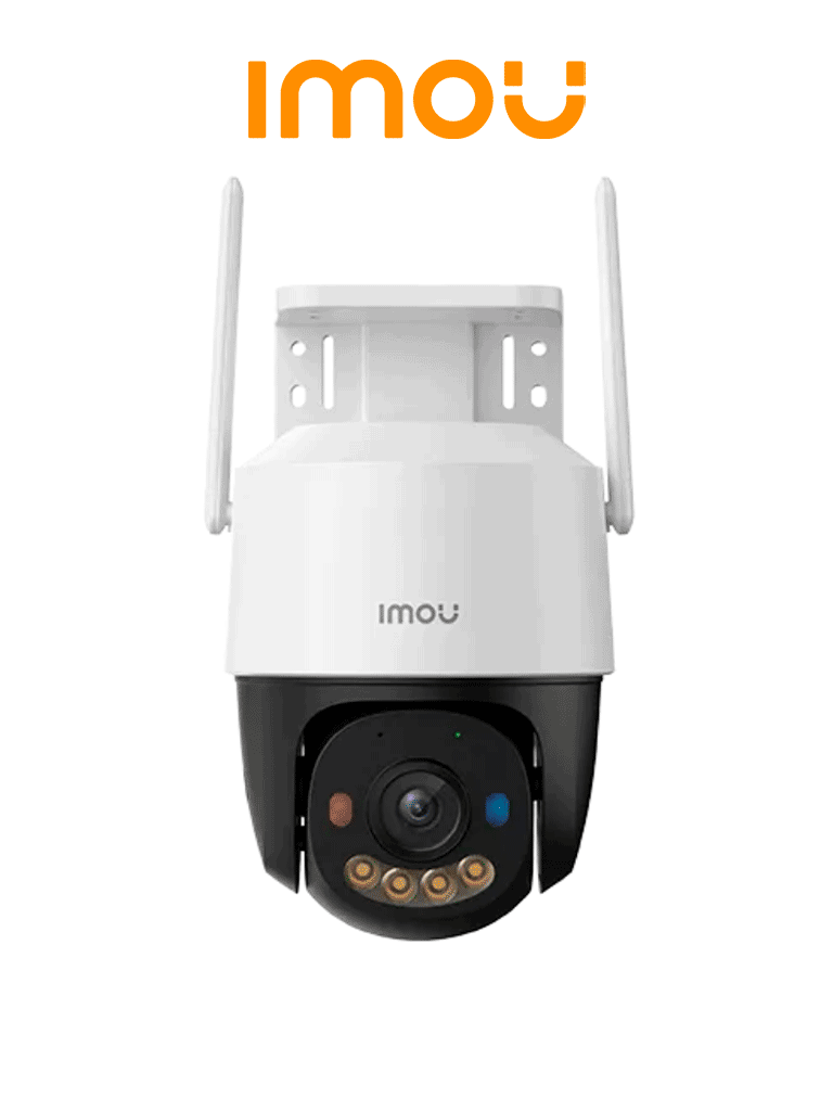 IMOU Cruiser SC 5MP (IPC-K7FN-5H0WE ) - Cámara IP PT de 5 MP/ Wifi/ Full Color/Disuasión activa luces Rojo-Azul/ Audio 2 Vías/ 30 Metros Visión Nocturna/ Sirena de 110 dB/ Smart tracking/ Ranura para MicroSD/ IP66/
