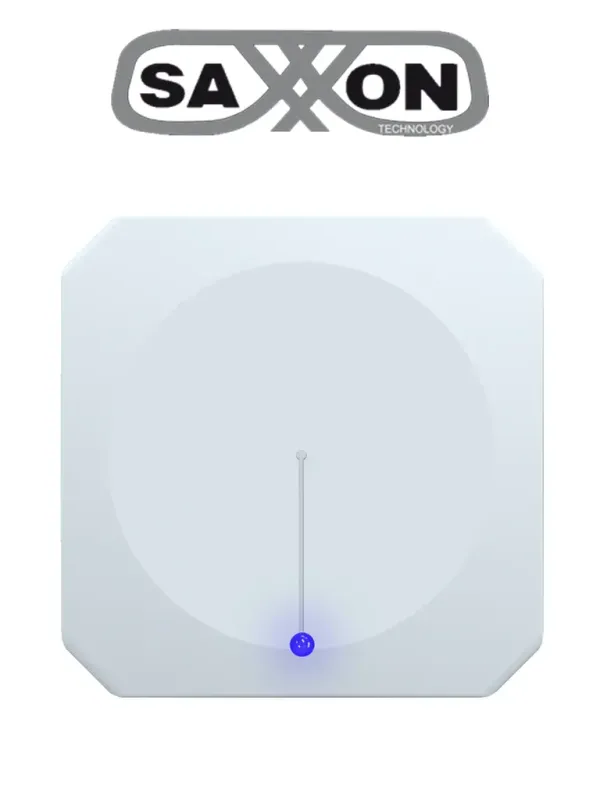 SAXXON SAXVR12 - Lectora de Tarjetas UHF para Control de Acceso Vehicular Alcance de Lectura de 12 metros / Frecuencia 902 MHz - 928 MHz / Encríptale / Conexión por USB / Compatible con Enrolador FC06
