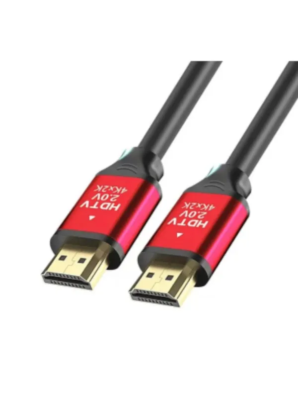 SAXXON HDMI-15 - Cable HDMI de 1.5 metros de alta velocidad / Versión 2.0 / Resolución 4K / Canal de retorno de audio (ARC) / Video 3D / Blindado para reducir interferencias / Chapado en oro / Alta resistencia y durabilidad.