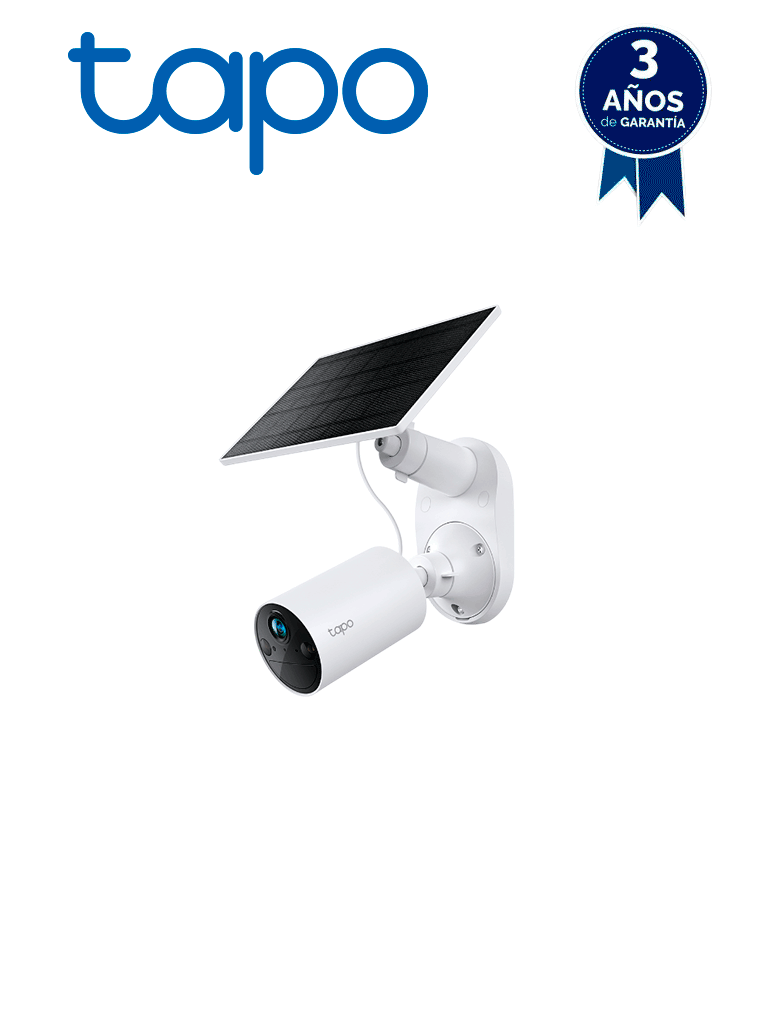 Tapo C410 KIT Cámara de Vigilancia Wi-Fi Solar con Vista 3MP QHD y Detección IA Avanzada gratuita,  Grabación de Vídeo 2K QHD, Alimentación Ininterrumpida. IP66.