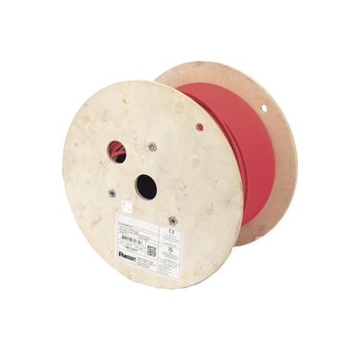 Bobina de Cable UTP de 4 Pares, Vari-MaTriX, Cat6A, 23 AWG, LSZH (Libre de Gases Tóxicos), Color Rojo, 305 Metros (1000 Pies)