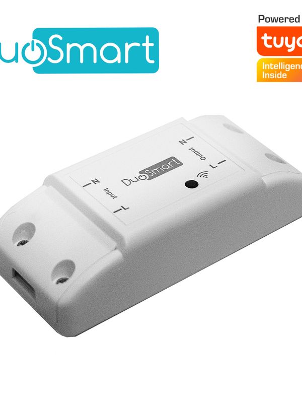 Interruptor De Corriente Inteligente Duosmart B10 Con Funcion On/off Wifi 2.4 Ghz Compatible Con Alexa  Google Home  Y App Duosmart