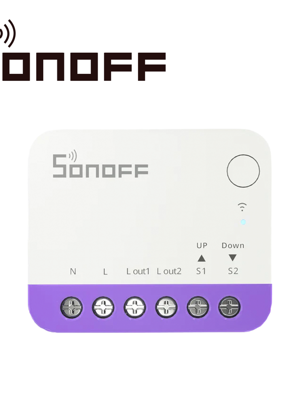 Mini Interruptor On/off  Wifi Para Persianas Sonoff Mini-rbs  Compatible Con Google Home/ Alexa/apple Home / Matter / Controlable Desde  La App / Wifi 2.4 Ghz/ Carga De 1 Amp Maximo