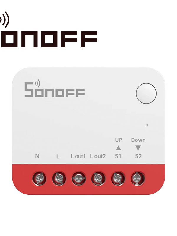 Mini Interruptor On/off  Zigbee Para Persianas Sonoff Mini-zbrbs  Compatible Con  Hub Zigbee / Carga De 1 Amp Maximo