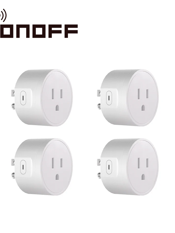 Contacto On/off Sonoff S41stpb /paquete De 4 Piezas /matter/ Wifi/ Soluciones Smart Home / Compatible Con Google Home/ Alexa / Apple Home / Home Assistant