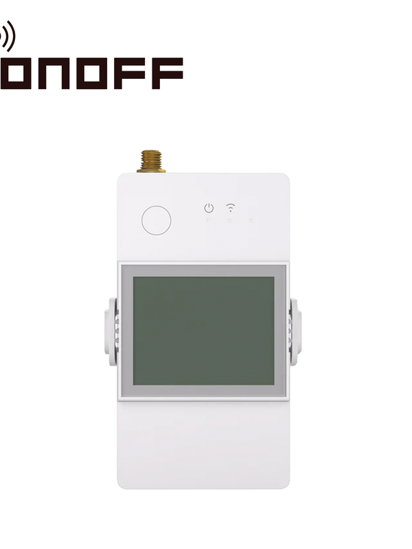 Medidor De Energia Sonoff Powct / Permite Medir Corrientes Hasta De 100 Amp   Sin Tocar Cables Activos /  Diseño De Abrazadera Para  Medir La Energia / Permite Medir Voltaje / Corriente / Potencia