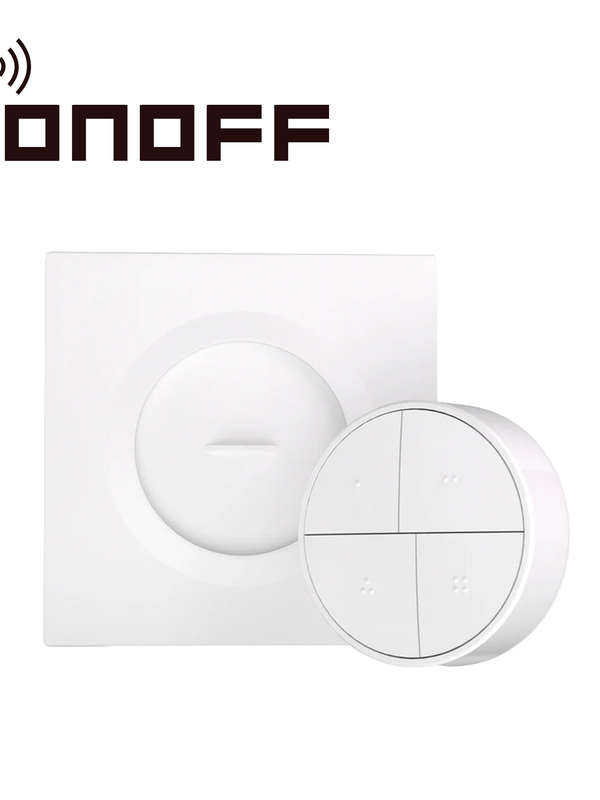 Boton Inalambrico De Escena Inteligente Sonoff Snzb-01m / Con 4 Botones De Activacion / Permite Configurar Hasta 16 Escenas/ Facil Instalacion