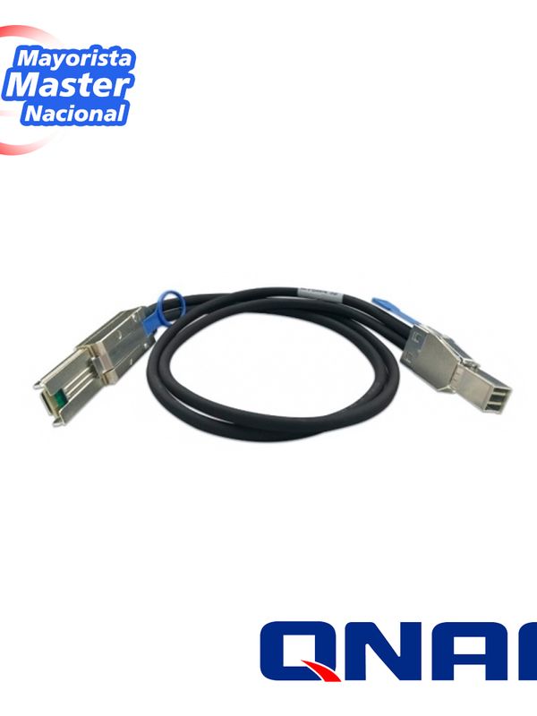 Qnap Cab-sas05m-8644-8088 Mini Sas Cable (sff-8644 To Sff-8088), 0.5m