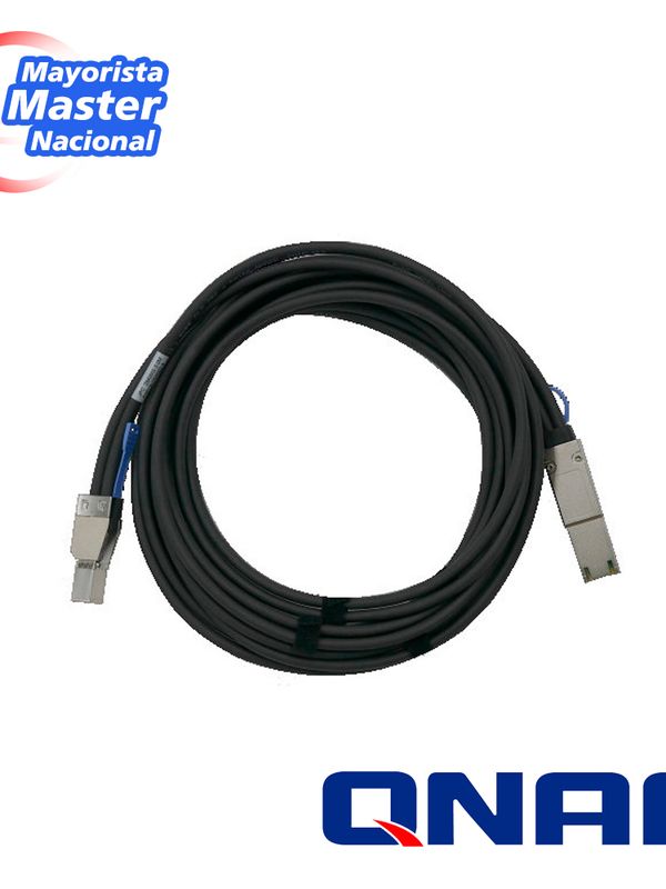 Qnap Cab-sas30m-8644-8088 Mini Sas Cable (sff-8644 To Sff-8088), 3.0m