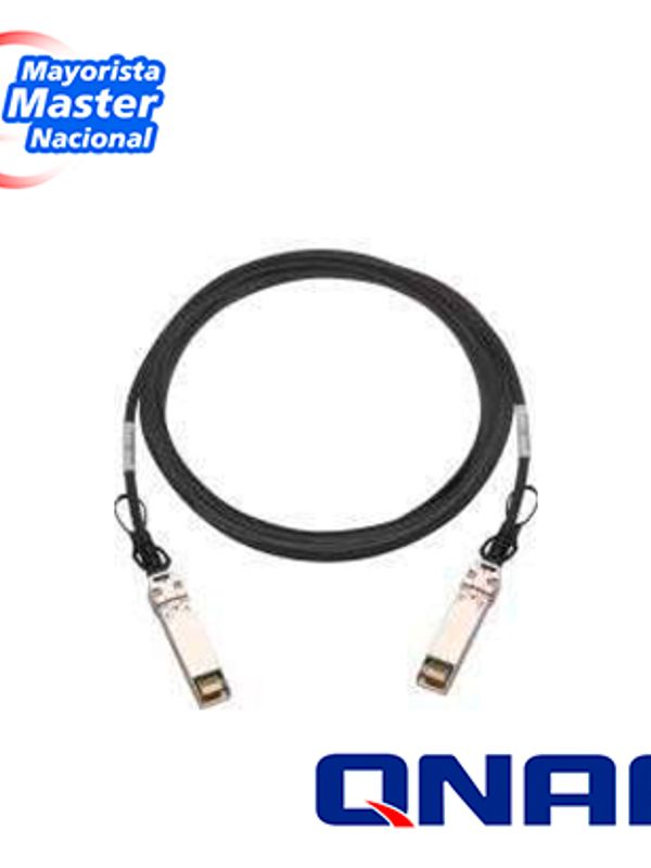 Cable Direct Attach Twinaxial Qnap Cab-dac15m-q28 / Qsfp28 100gbe / Longitud 1.5m / Compatible Con Nas Y Tarjetas De Red 100gbe